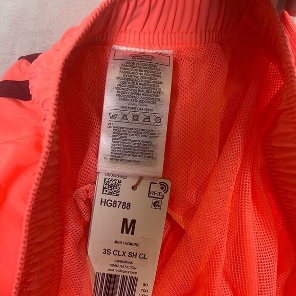 Adidas 3 STRIPES CLASSIC LENGTH SWIM SHORTS HG8788 swim trunks‎ NWT Men Medium - Picture 7 of 8